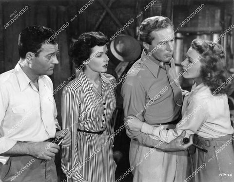 crp-09592 1946 Lowell Gilmore, Jane Wyatt, Milburn Stone, Julie Bishop film Strange Conquest crp-09592