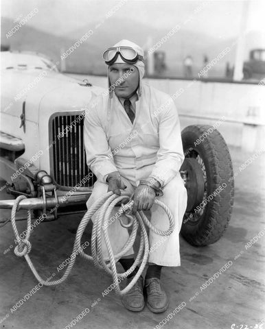 crp-09601 1933 Tim McCoy and his racecar film Straightaway crp-09601