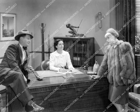 crp-09636 1940 Richard Beach, Symona Boniface, Ginger Britton film Souls in Pawn crp-09636