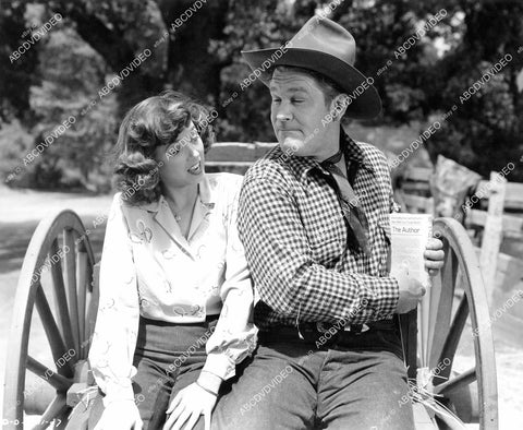 crp-09639 1945 Jeff Donnell, Guinn Big Boy Williams film Song of the Prairie crp-09639