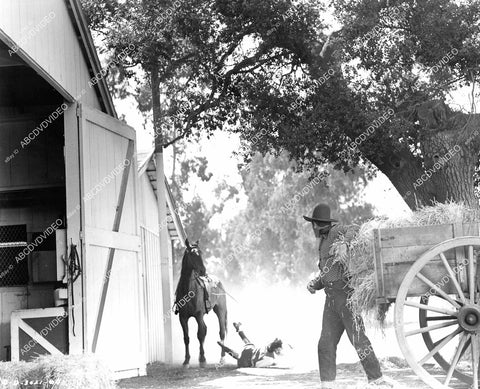 crp-09641 1945 Jeff Donnell, Guinn Big Boy Williams film Song of the Prairie crp-09641