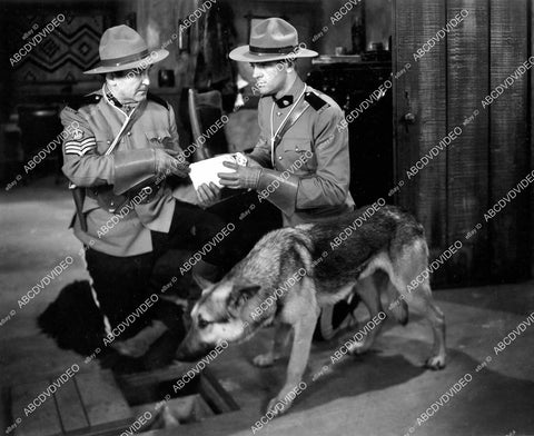 crp-09693 1935 Kane Richmond, Bud Osborne, Wolfgang the dog RCMP film The Silent Code crp-09693