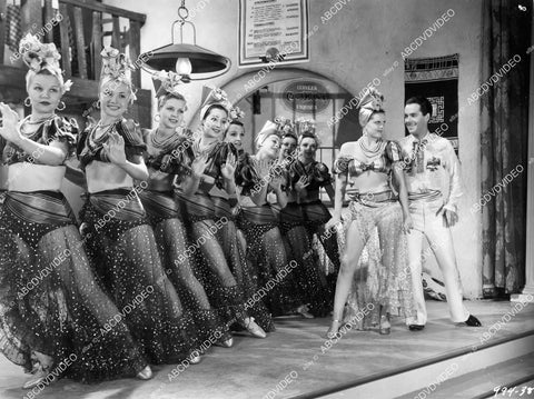 crp-09722 1940 Ruth Terry, Johnny Downs, Claire Carleton & all chorus girls film Sing, Dance, Plenty Hot crp-09722