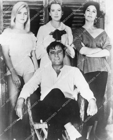 crp-00975 Sue Lyon, Deborah Kerr, Ava Gardner, Richard Burton on location film The Night of the Iguana crp-00975