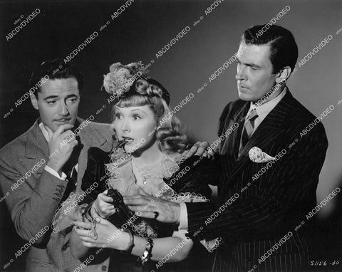 crp-09893 1940 Walter Pidgeon, Joyce Compton, Edward Ashley film Sky Murder crp-09893