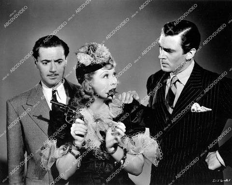 crp-09899 1940 Walter Pidgeon, Joyce Compton, Edward Ashley film Sky Murder crp-09899