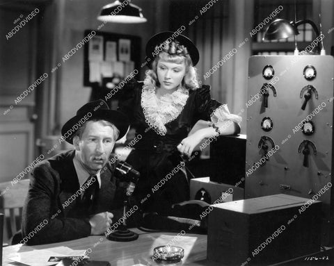 crp-09909 1940 Chill Wills, Joyce Compton film Sky Murder crp-09909