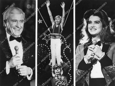 crp-00996 1985 Merv Griffin, Ricky Schroeder, Brooke Shields TV Circus of the Stars crp-00996