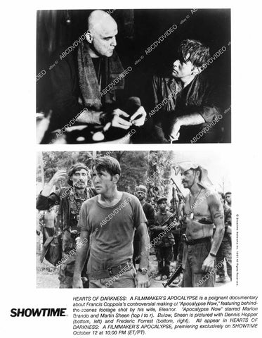 crp-09975 Marlon Brando, Martin Sheen, Dennis Hopper documentary Apocalypse Now Hearts of Darkness crp-09975