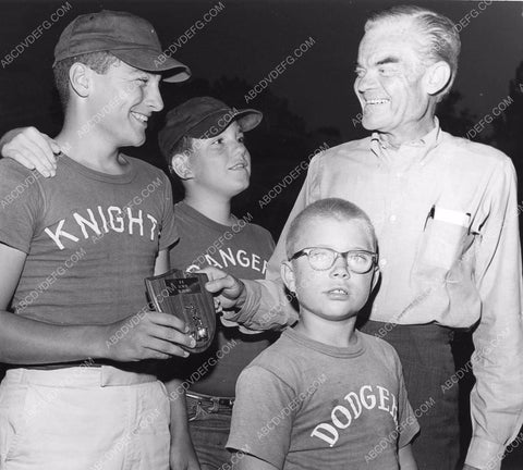 Spike Jones and kids after little league game spijon-45