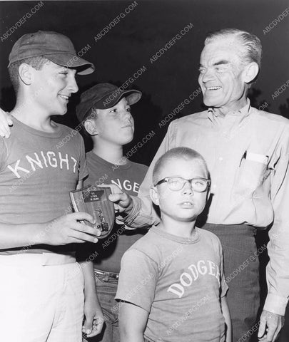 Spike Jones and kids after little league game spijon-46