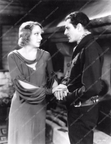 Warner Baxter western film scene wbax-35