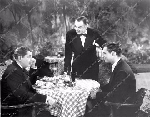 Warner Baxter Jerome Cowan film scene wbax-91