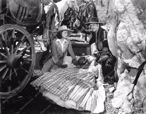 Warner Baxter Ann Loring western film Robin Hood of El Dorado wbax-94